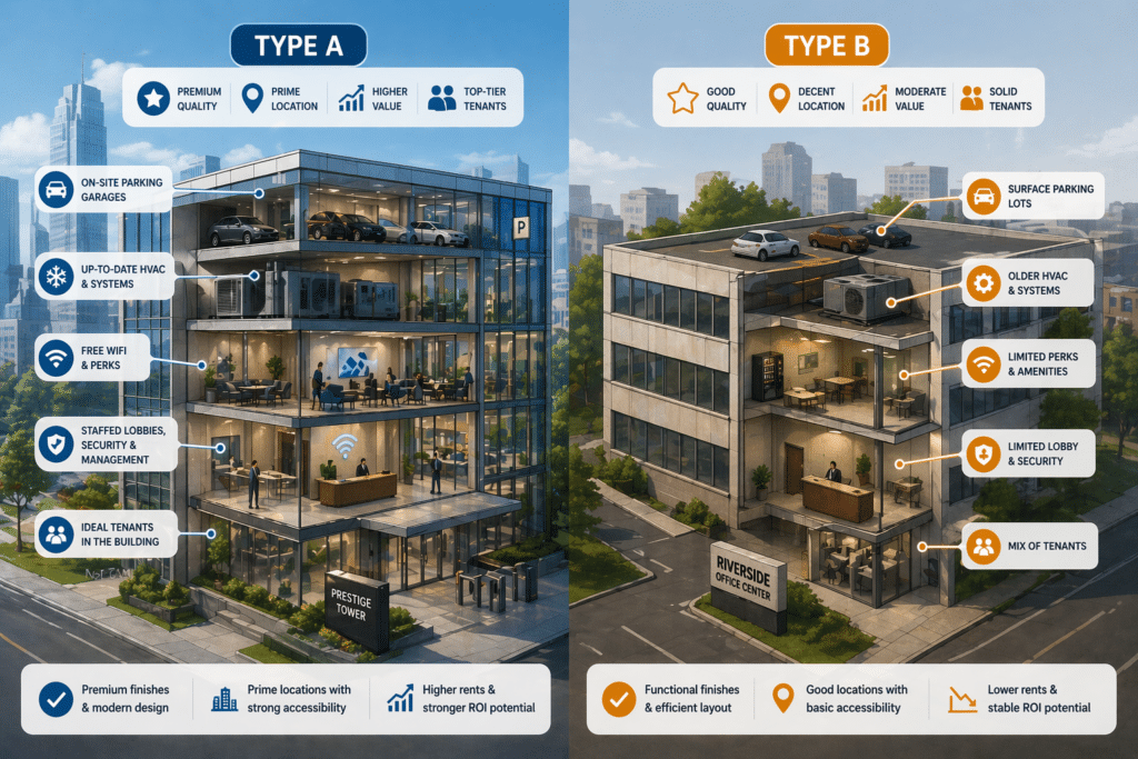 The Difference Between Class A and Class B Buildings - Quarem