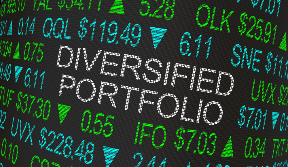 Diversified,Portfolio,Stock,Market,Investment,Strategy,3d,Illustration